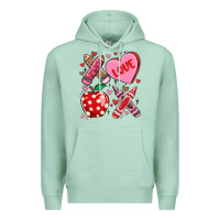 Seafoam valentine xoxo teacher Premium Hoodie - MaliasSmallBusiness