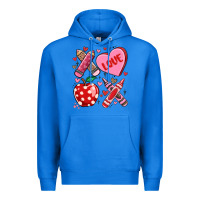 True Royal valentine xoxo teacher Premium Hoodie - MaliasSmallBusiness
