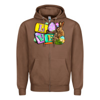 Chestnut Love Easter Day Zipper Hoodie - CowGirlArtShop