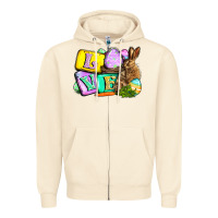 Sandshell Love Easter Day Zipper Hoodie - CowGirlArtShop