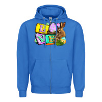 True Royal Love Easter Day Zipper Hoodie - CowGirlArtShop