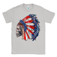 Moon Dust american indian headdress with skull Classic Tee - RanaPortraitStore