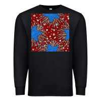 Black Glitter 4th of July Seamless Pattern Premium Sweatshirt - BundleAndBundleShop