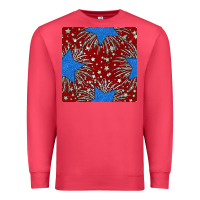Cardinal Glitter 4th of July Seamless Pattern Premium Sweatshirt - BundleAndBundleShop