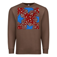 Chestnut Glitter 4th of July Seamless Pattern Premium Sweatshirt - BundleAndBundleShop