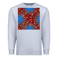 Heather Grey Glitter 4th of July Seamless Pattern Premium Sweatshirt - BundleAndBundleShop