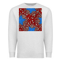 Oatmeal Heather Glitter 4th of July Seamless Pattern Premium Sweatshirt - BundleAndBundleShop