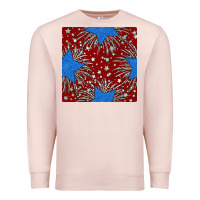 Pale Pink Glitter 4th of July Seamless Pattern Premium Sweatshirt - BundleAndBundleShop