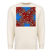 Sandshell Glitter 4th of July Seamless Pattern Premium Sweatshirt - BundleAndBundleShop