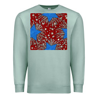 Seafoam Glitter 4th of July Seamless Pattern Premium Sweatshirt - BundleAndBundleShop