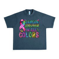 Midnight Navy cancer survivor in all colors Urban Heavy Tee - texasbilliewilder