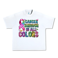 White cancer survivor in all colors Urban Heavy Tee - texasbilliewilder