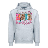 Heather Grey hair hustler Urban Hoodie - MaliasSmallBusiness