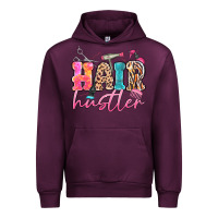 Mauve Wine hair hustler Urban Hoodie - MaliasSmallBusiness
