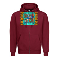 Burgundy boom bitch get out the way skinny metal can holder Zipper Hoodie - HRA Design Shop