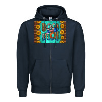 Navy boom bitch get out the way skinny metal can holder Zipper Hoodie - HRA Design Shop
