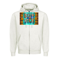 Oatmeal Heather boom bitch get out the way skinny metal can holder Zipper Hoodie - HRA Design Shop