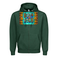 Sports Green boom bitch get out the way skinny metal can holder Zipper Hoodie - HRA Design Shop