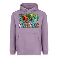 Lavender happy camper with trees and map Heavyweight Hoodie - AdoDesignShop