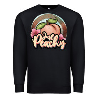 Black just peachy Premium Sweatshirt - JahusDesignShop