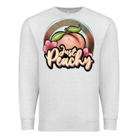 Oatmeal Heather just peachy Premium Sweatshirt - JahusDesignShop