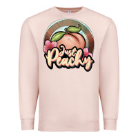 Pale Pink just peachy Premium Sweatshirt - JahusDesignShop