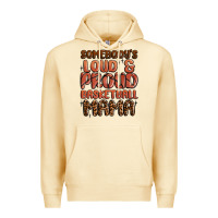 Pina Colada somebodys loud and proud basketball mama Premium Hoodie - MaliasSmallBusiness