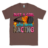 Chestnut just a girl who loves racing Classic Tee - Zillion Design Studio