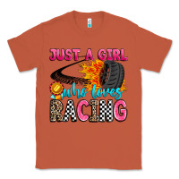 Copper just a girl who loves racing Classic Tee - Zillion Design Studio