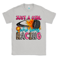 Moon Dust just a girl who loves racing Classic Tee - Zillion Design Studio