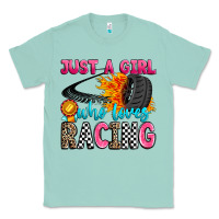 Just A Girl Who Loves Racing Classic Tee | Teevron