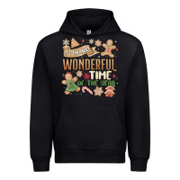 Black wonderful time Urban Hoodie - MaliasSmallBusiness