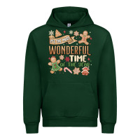 Forest Green wonderful time Urban Hoodie - MaliasSmallBusiness