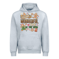 Heather Grey wonderful time Urban Hoodie - MaliasSmallBusiness