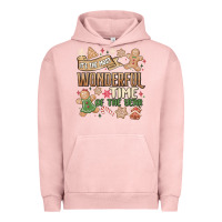 Pigment Salmon wonderful time Urban Hoodie - MaliasSmallBusiness