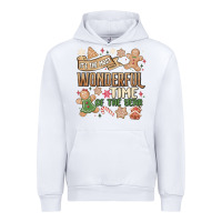 White wonderful time Urban Hoodie - MaliasSmallBusiness