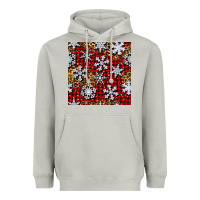 Moon Dust christmas snow crystals with plaid seamless pattern Heavyweight Hoodie - BundleAndBundleShop