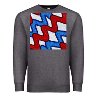 Charcoal Heather Glitter 4th Of July Seamless Pattern Premium Sweatshirt - BundleAndBundleShop