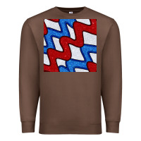 Chestnut Glitter 4th Of July Seamless Pattern Premium Sweatshirt - BundleAndBundleShop