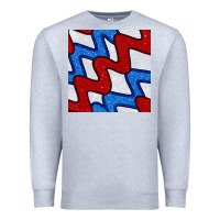 Heather Grey Glitter 4th Of July Seamless Pattern Premium Sweatshirt - BundleAndBundleShop