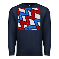 Navy Glitter 4th Of July Seamless Pattern Premium Sweatshirt - BundleAndBundleShop