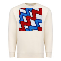 Sandshell Glitter 4th Of July Seamless Pattern Premium Sweatshirt - BundleAndBundleShop
