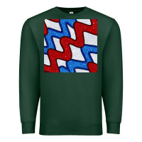 Sports Green Glitter 4th Of July Seamless Pattern Premium Sweatshirt - BundleAndBundleShop