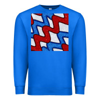 True Royal Glitter 4th Of July Seamless Pattern Premium Sweatshirt - BundleAndBundleShop
