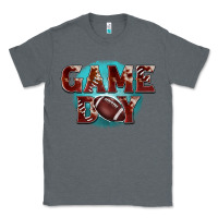 Charcoal Heather game day football Classic Tee - BarkalooDesign