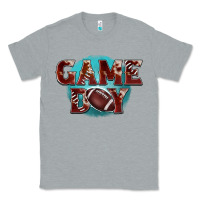 Heather Grey game day football Classic Tee - BarkalooDesign