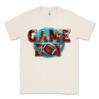 Natural game day football Classic Tee - BarkalooDesign