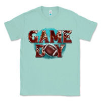 Seafoam game day football Classic Tee - BarkalooDesign