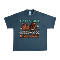 Midnight Navy falls out balls out Urban Heavy Tee - BarkalooDesign