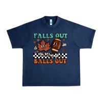 Navy falls out balls out Urban Heavy Tee - BarkalooDesign